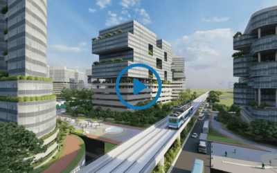 Portfolio: Location Site Over view smart city project |3D Architectural walkthrough animation video