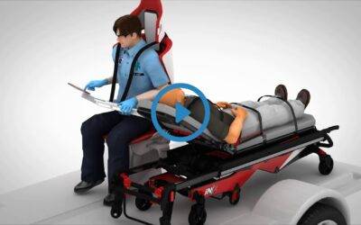 Portfolio: 3D Medical Ferno Stretcher Animation Video | Medical Product Animation Services